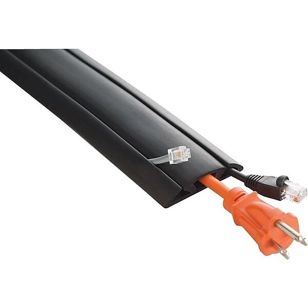 UT Wire Cable Concealer & Cover, 180"L, Black (UTW-CP1501-BK) - Image 4