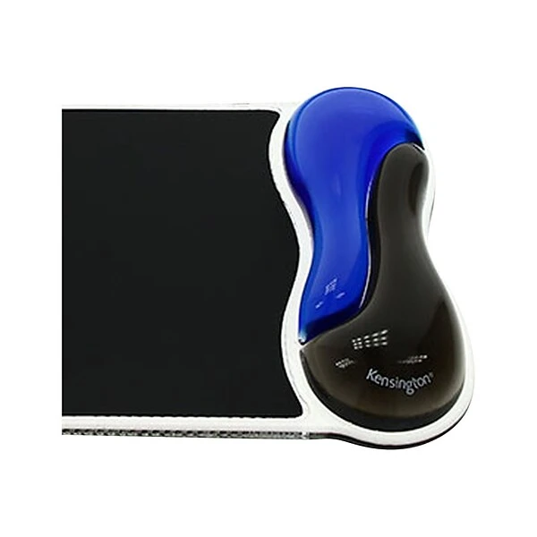 Kensington Duo Gel Mouse Pad, Black/Blue (62401) - Image 2