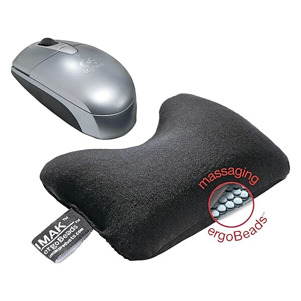 IMAK Cushion Ergobeads Wrist Rest, Black (A10165)