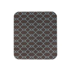 Staples Fine Lattice Mouse Pad, Brown/Blue (25227)