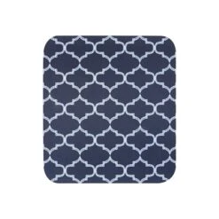 Staples Lattice Mouse Pad, Blue/White (25224)