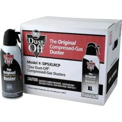 Dust-Off Air Dusters, 10 Oz., 12/Pack (DPSXLRCP)
