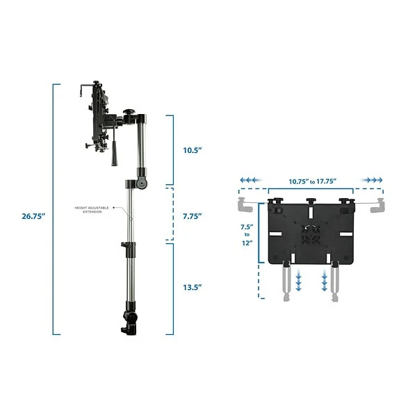Mount-It! Vehicle Laptop Holder For Commercial Vehicles, Trucks (MI-526) - Image 4