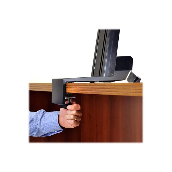 Ergotron WorkFit-S Adjustable Desk, Aluminum/Plastic/Steel (33-350-200) - Image 2