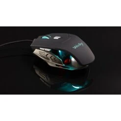Velocilinx Brennus VXGM-MS5B-10K-BK Optical Gaming Mouse, Silver And Black