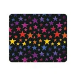 OTM Essentials Black Mouse Pad, Rainbow Star (OP-MH-Z068A)