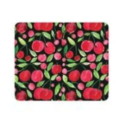 OTM Essentials Black Mouse Pad, Sweet Cherries (OP-MH-A-85)
