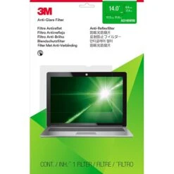 3M Anti-Glare Filter For 14" Widescreen Monitor, 16:9 Aspect Ratio (AG140W9B)