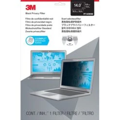 3M Privacy Filter For 14" Widescreen Laptop With COMPLY Attachment System, 16:9 Aspect Ratio (PF140W9B)