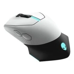 Alienware 545-BBCE Optical Mouse, Lunar Light