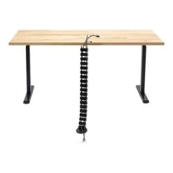 Mount-It! ABS Plastic Cable Organizer System, 50.5", Black (MI-7280)