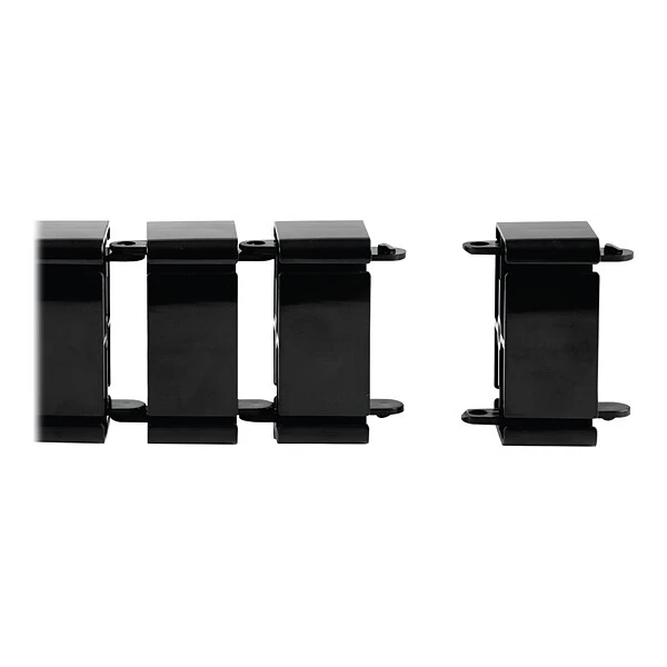 Mount-It! ABS Plastic Cable Organizer System, 50.5", Black (MI-7280) - Image 4