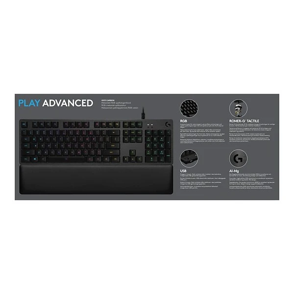 Logitech Gaming G513 Wired Keyboard, Carbon (920-009332) - Image 3