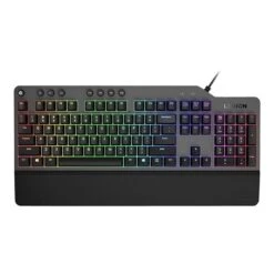 Lenovo Legion K500 Wired Gaming Keyboard, Iron Gray/Black (GY40T26478)