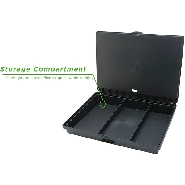 Mind Reader 15" X 11.25" Lap Desk Storage, Black (ZLAP-BLK) - Image 3