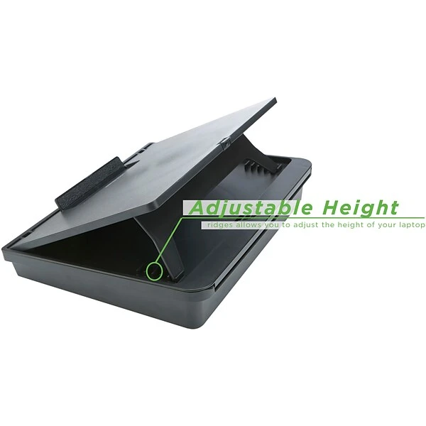 Mind Reader 15" X 11.25" Lap Desk Storage, Black (ZLAP-BLK) - Image 4