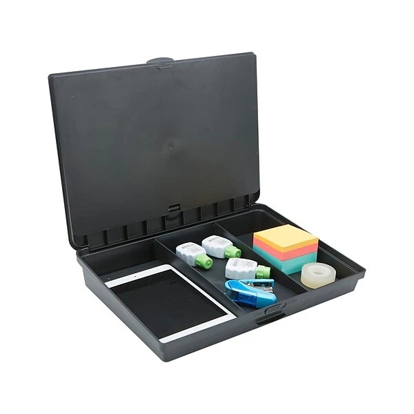 Mind Reader 15" X 11.25" Lap Desk Storage, Black (ZLAP-BLK) - Image 6