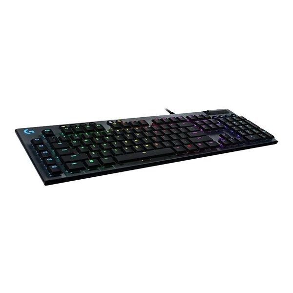 Logitech G815 LIGHTSYNC RGB Mechanical Gaming Keyboard, GL Linear Wired, Black (920-009000)