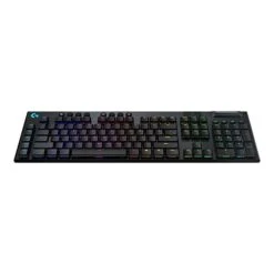 Logitech G915 LIGHTSPEED Wireless RGB Mechanical Gaming Keyboard, GL Tactile, Black (920-008902)
