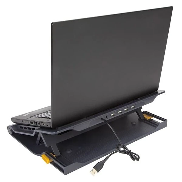 Targus Chill Mat+ For 17" Laptops, 4-Port USB HUB, Black (AWE81US) - Image 5