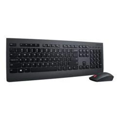 Lenovo Professional Combo Ergonomic Keyboard And Mouse, Black (4X30H56796)