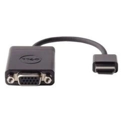 Dell™ HDMI/VGA Video Adapter For Chromebook, Latitude, Precision Workstation, Black (470ABZX)